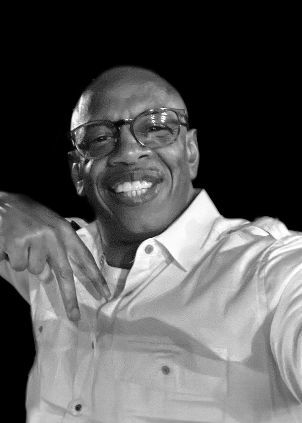 Barry black and white profile image